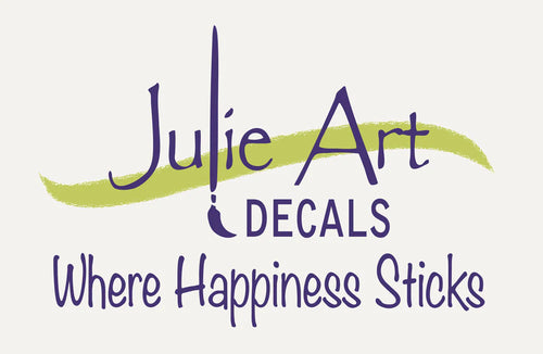 Julie Art Decals "Where Happiness Sticks" 